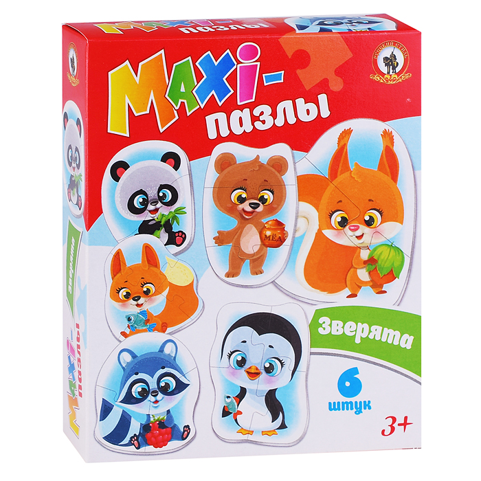 MAXI-пазлы "Зверята" 