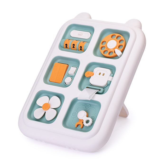 Фото к товару Бизиборд YL1055 "Кручу-верчу" в коробке Бизиборд YL1055 "Кручу-верчу" в коробке