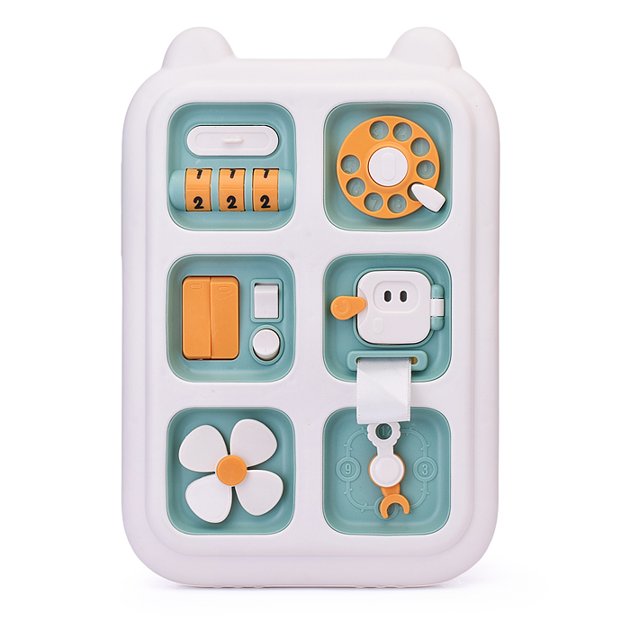 Фото к товару Бизиборд YL1055 "Кручу-верчу" в коробке Бизиборд YL1055 "Кручу-верчу" в коробке