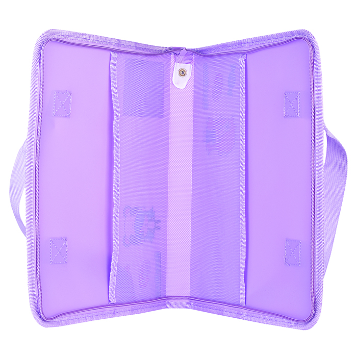 Папка для рисунков и тетрадей на круговой молнии "NicoNico" A4 (340x250x30 мм) 500 мкм, 