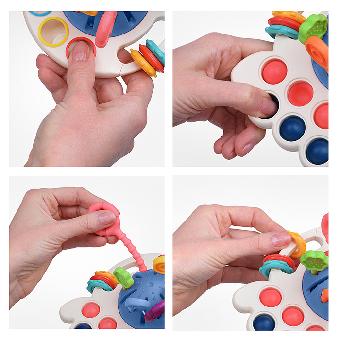 Фото к товару Погремушка Y0077 "Забавные шнурочки" в коробке Погремушка Y0077 "Забавные шнурочки" в коробке