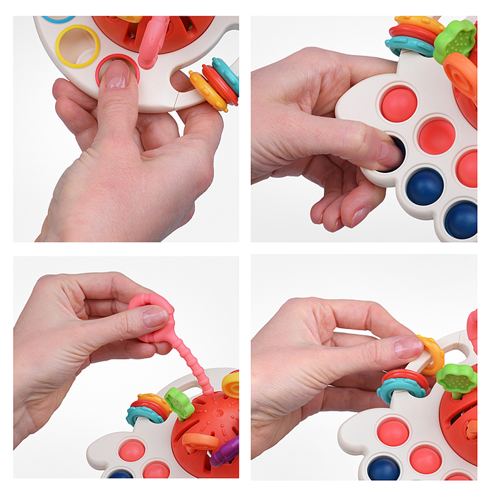 Фото к товару Погремушка Y0077 "Забавные шнурочки" в коробке Погремушка Y0077 "Забавные шнурочки" в коробке