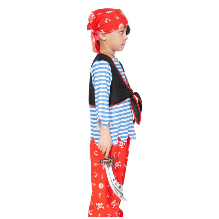 Фото к товару Изделие швейное "Набор карнавальный "Пират Роджер" дет. р-р M (рост 122-128) Изделие швейное "Набор карнавальный "Пират Роджер" дет. р-р M (рост 122-128)