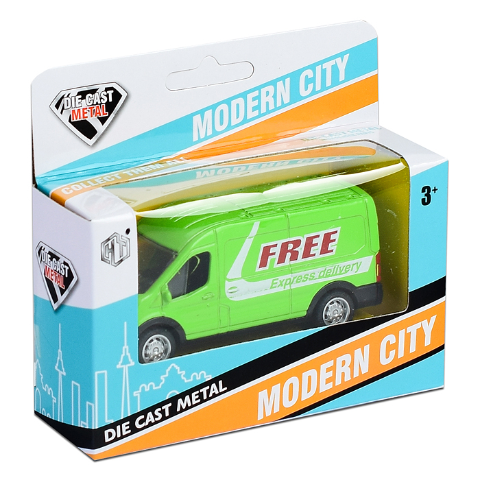 Машина M8728H металл, в коробке