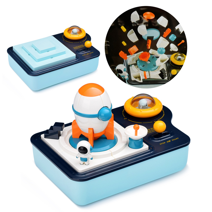 Настольная игра-Конструктор GJ-97B "Космос" в коробке