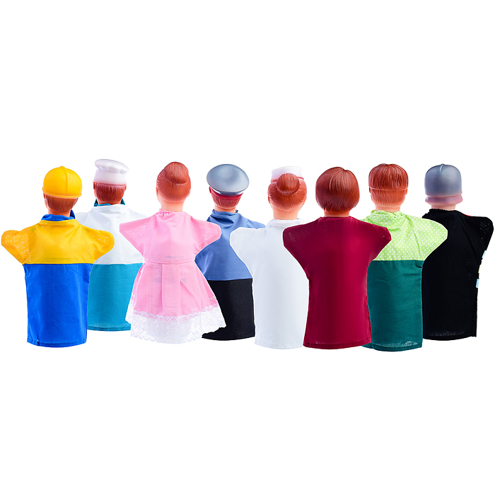 Кукольный театр "Мы в профессии играем" (9 персонажей)