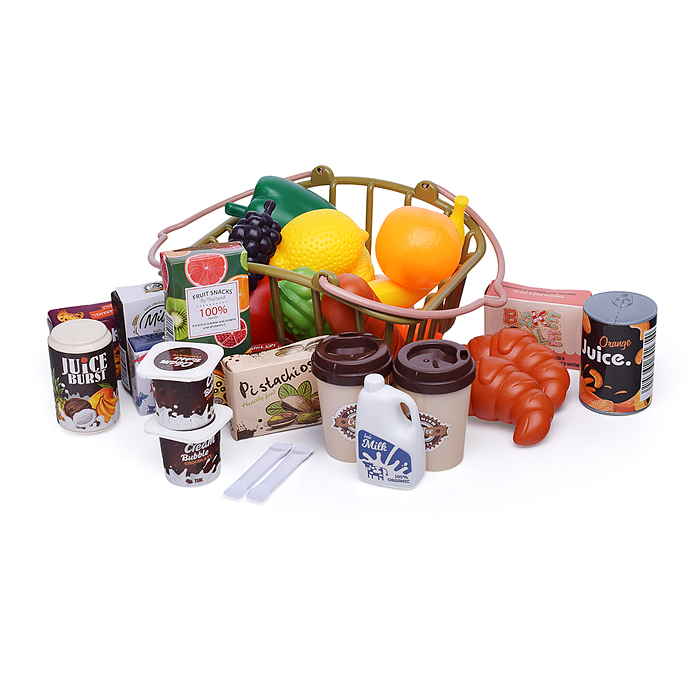 Игровой набор супермаркет 668-111 "Эконом" (64 предметов) в коробке