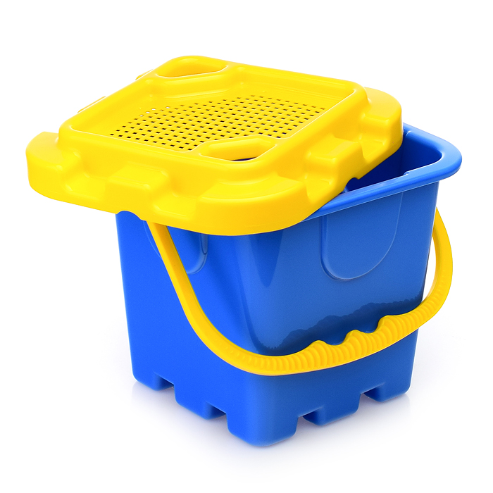 Фото к товару Набор №284: ведро-крепость большое, ситечко-крепость большое, лопатка №5, грабельки №5, лейка малая Набор №284: ведро-крепость большое, ситечко-крепость большое, лопатка №5, грабельки №5, лейка малая