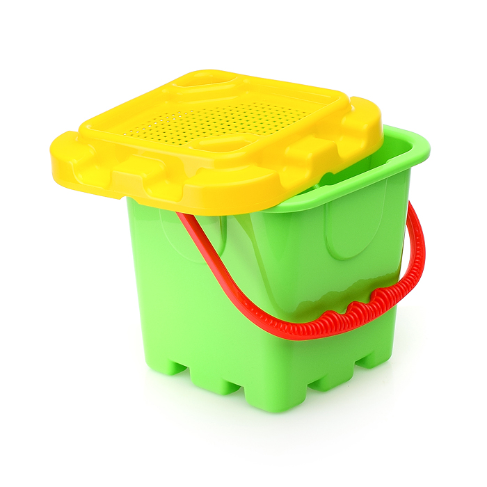 Фото к товару Набор №284: ведро-крепость большое, ситечко-крепость большое, лопатка №5, грабельки №5, лейка малая Набор №284: ведро-крепость большое, ситечко-крепость большое, лопатка №5, грабельки №5, лейка малая