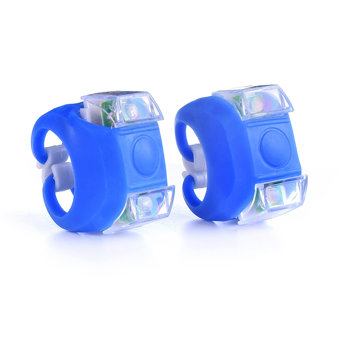 Фото к товару Фонари велосипедные габаритные, 2шт, цвета в ассортименте Фонари велосипедные габаритные, 2шт, цвета в ассортименте