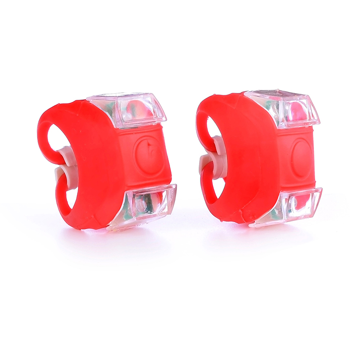 Фото к товару Фонари велосипедные габаритные, 2шт, цвета в ассортименте Фонари велосипедные габаритные, 2шт, цвета в ассортименте