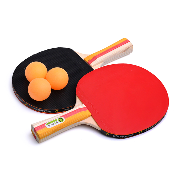 Набор для настольного тенниса 00-3712 (2 ракетки, 3 мяча) в сумке