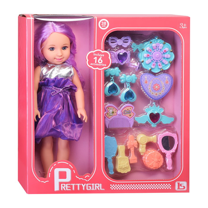 Кукла LS1503 "Красотка Аня" с аксессуарами, в коробке