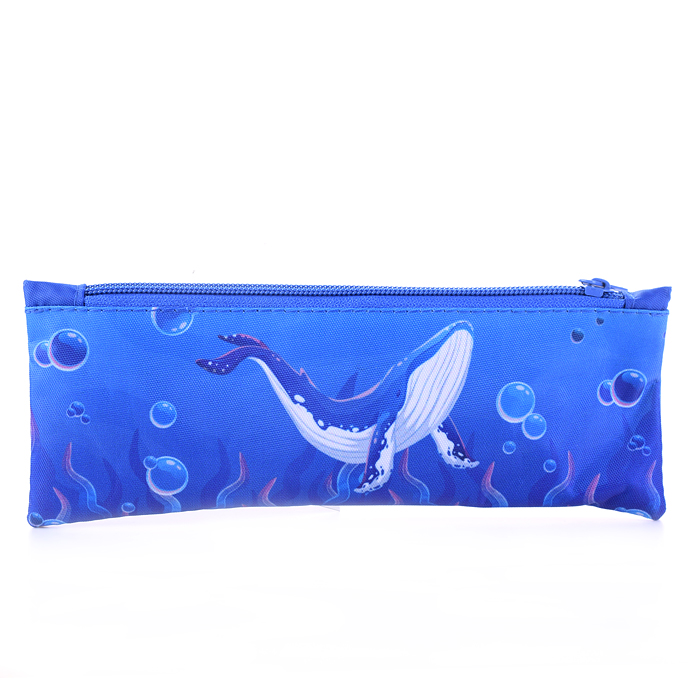 Фото к товару Пенал-косметичка на молнии малый, печать на ткани "Океан 2023" Пенал-косметичка на молнии малый, печать на ткани "Океан 2023"