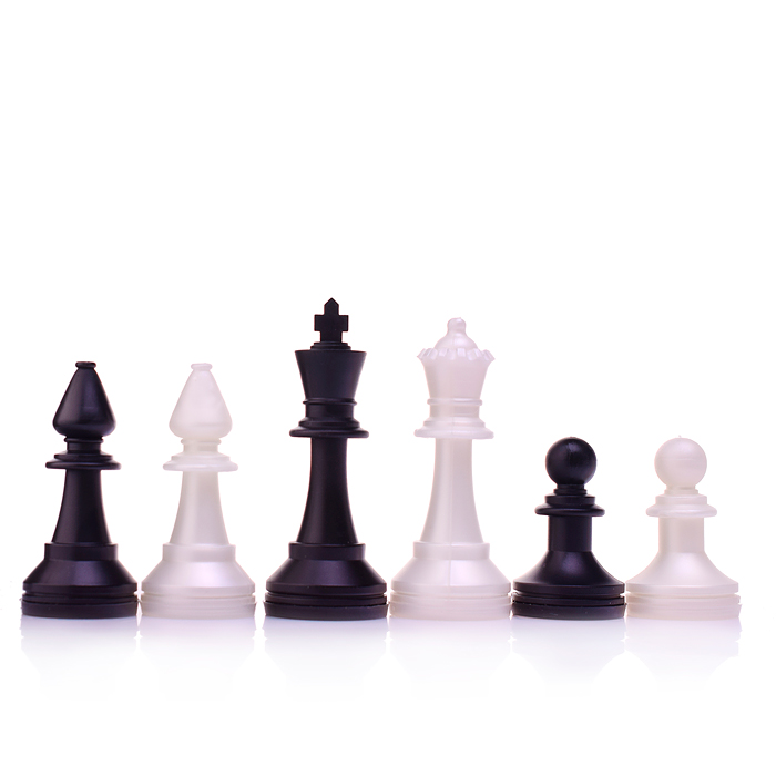 Шахматы обиходные пластиковые+ шашки+ нарды, дерево 415х215мм