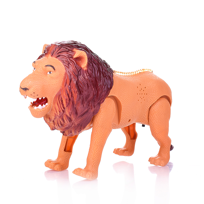 Лев 3334 на батарейках, в коробке