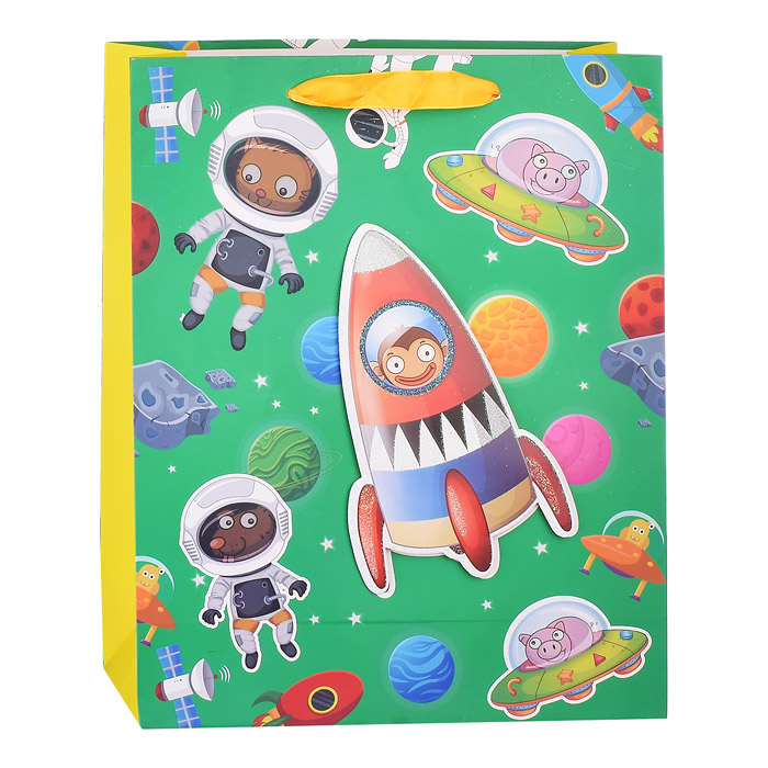 Пакет подарочный 00-2455 "Фантастика" (32*26*10см.)