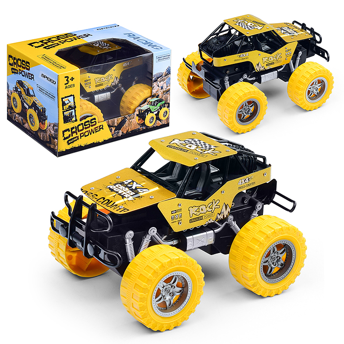 Машина 026-32 инерционная "Cross-Рок" в коробке