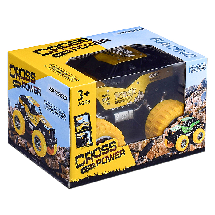 Машина 026-32 инерционная "Cross-Рок" в коробке