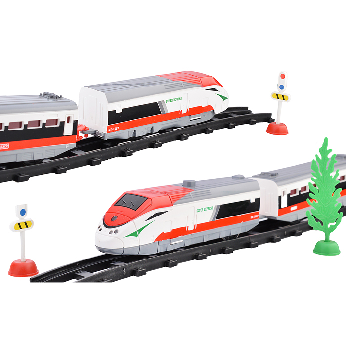 Железная дорога 2936A-12 "Скорость" на батарейках, в коробке