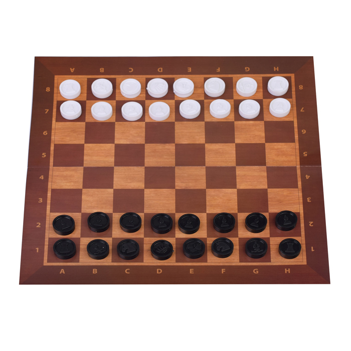 Фото к товару Игра настольная 3 в 1: шашки, шахматы, нарды Игра настольная 3 в 1: шашки, шахматы, нарды