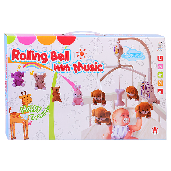 Карусель на кроватку XQT714 в коробке