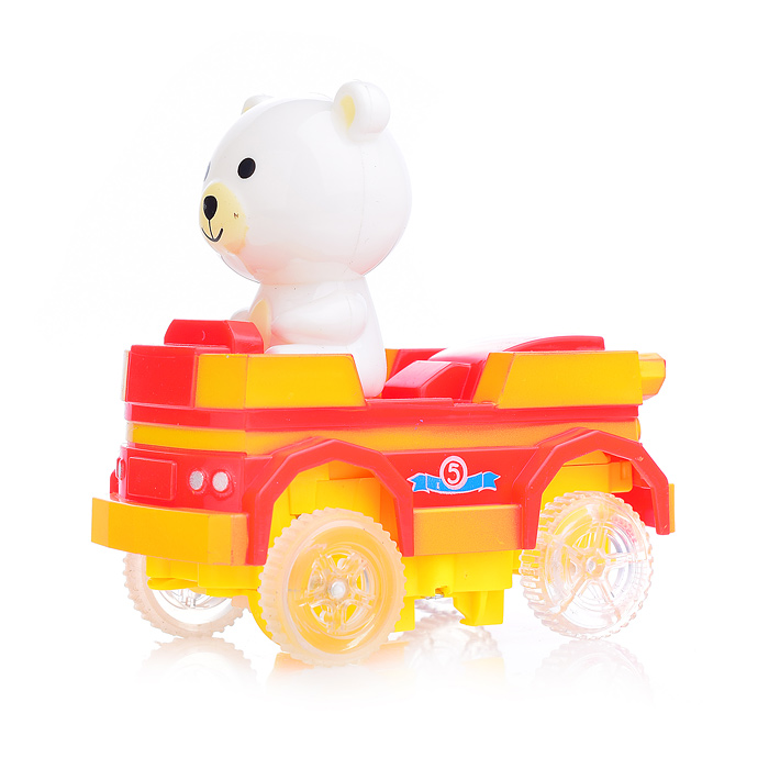 Автотрек гибкий XC296D "Медвежьи гонки" (120 дет.) в коробке