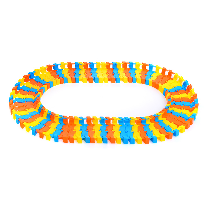 Автотрек гибкий XC296D "Медвежьи гонки" (120 дет.) в коробке