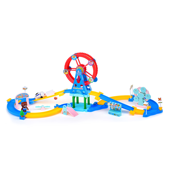 Фото к товару Игровой набор 3037 "Парк Аттракционов" в коробке Игровой набор 3037 "Парк Аттракционов" в коробке