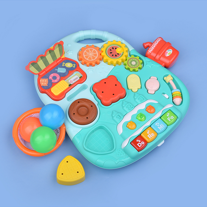 Игровой центр Y0073 4 в 1 (ходунки, каталка, самокат, игровой столик) в коробке