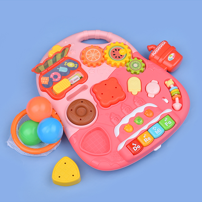 Игровой центр Y0074 4 в 1 (ходунки, каталка, самокат, игровой столик) в коробке