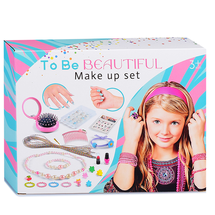 Набор стилиста FT2007-Е "Маленькая модница" (18 предметов) в коробке