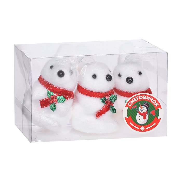 Набор новогодних украшений S2017 "Зверюшки"