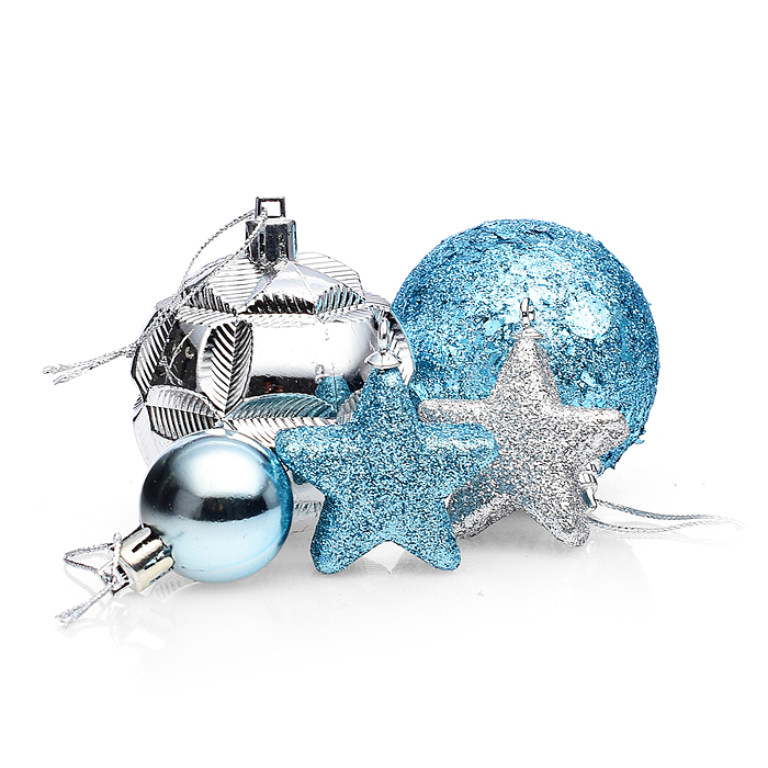 Фото к товару Набор новогодних шаров S2192 "Волшебная ночь" Набор новогодних шаров S2192 "Волшебная ночь"