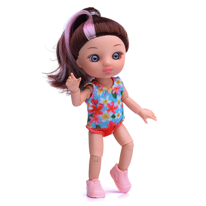 Кукла KQ176 "Мила" с аксессуарами для творчества, в коробке