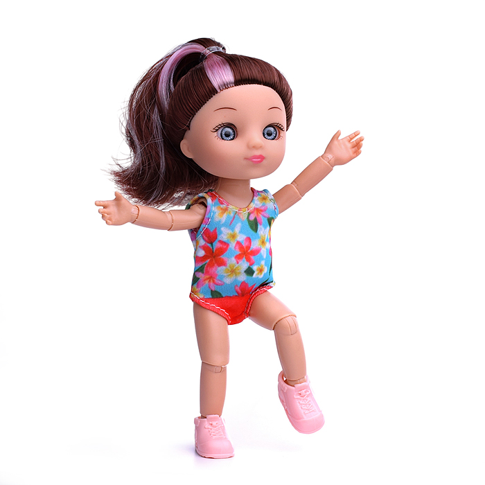 Кукла KQ176 "Мила" с аксессуарами для творчества, в коробке