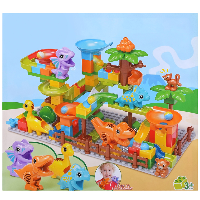 Фото к товару Конструктор JS606B5 "Парк динозавров" 60 эл. Конструктор JS606B5 "Парк динозавров" 60 эл.