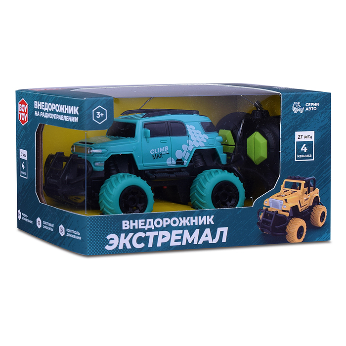 Машина BT0020-1 "Внедорожник Экстремал" р/у, 27 MHz, в коробке