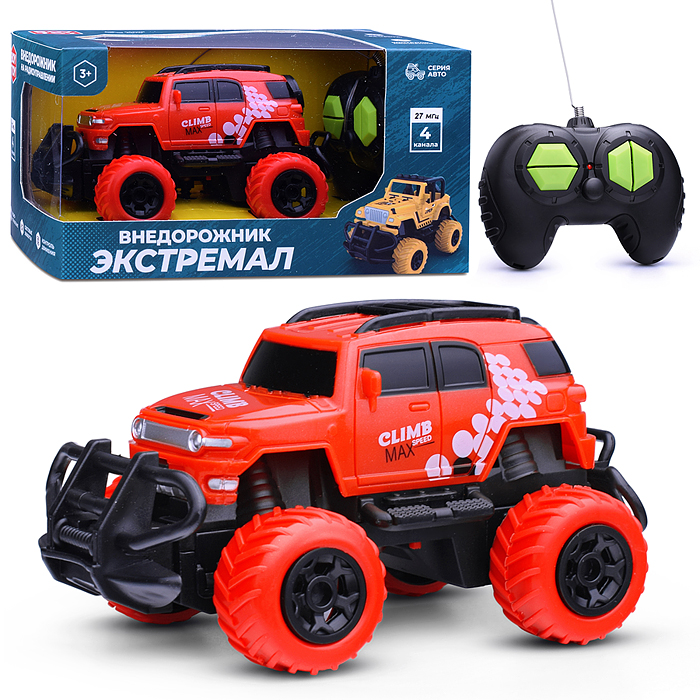 Машина BT0020-1 "Внедорожник Экстремал" р/у, 27 MHz, в коробке