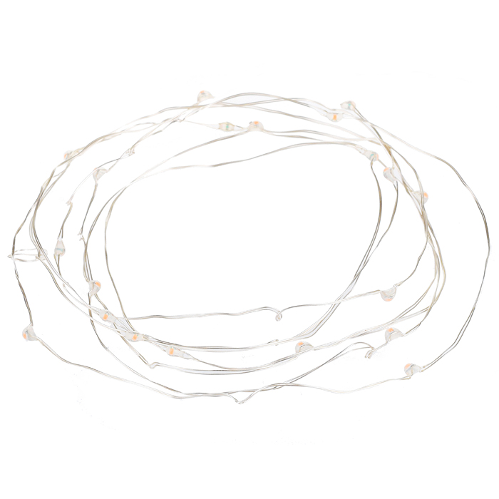 Фото к товару Электрогирлянда Роса 2 м, 20 ламп, на батарейках, холодный Электрогирлянда Роса 2 м, 20 ламп, на батарейках, холодный