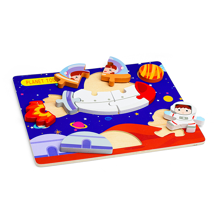 Пазл-вкладыш D1309 "Покорение космоса"