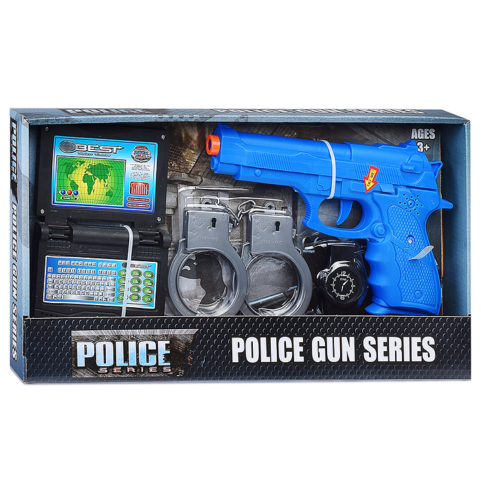 Фото к товару Набор полицейского 610-18 "Спецотряд" на батарейках, в коробке Набор полицейского 610-18 "Спецотряд" на батарейках, в коробке