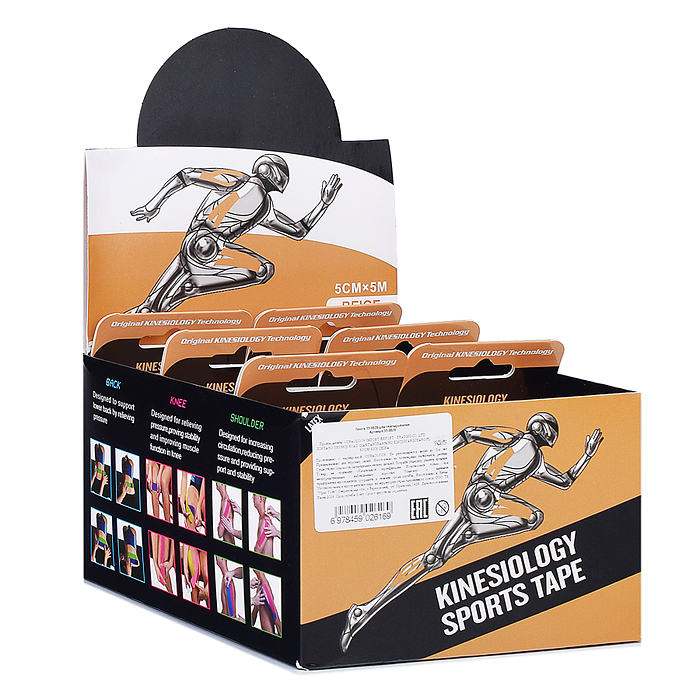 Фото к товару Лента 33-0020 для тейпирования Лента 33-0020 для тейпирования