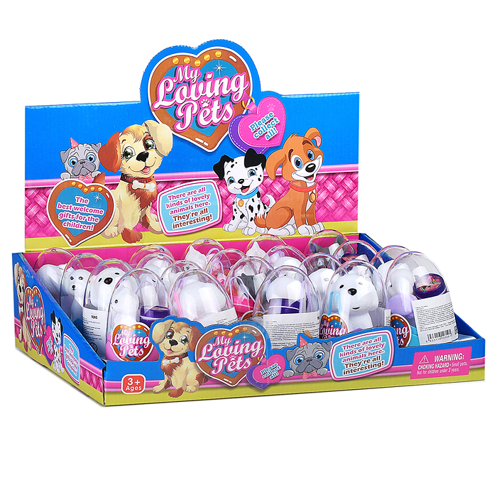 Набор питомец SM338A21 "Собачки, кролики, котята" с аксессуарами, в коробке