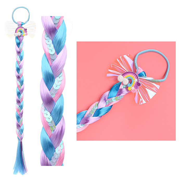 Накладная косичка A-13B на листе