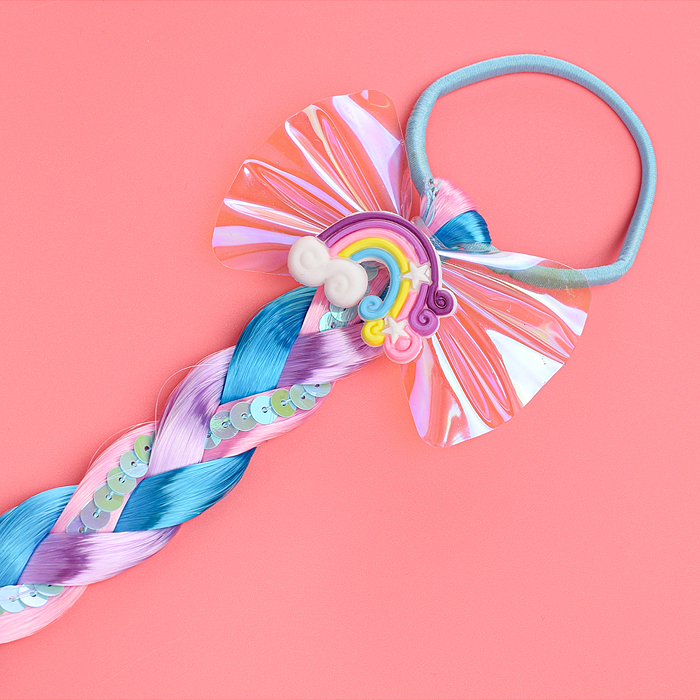 Накладная косичка A-13B на листе