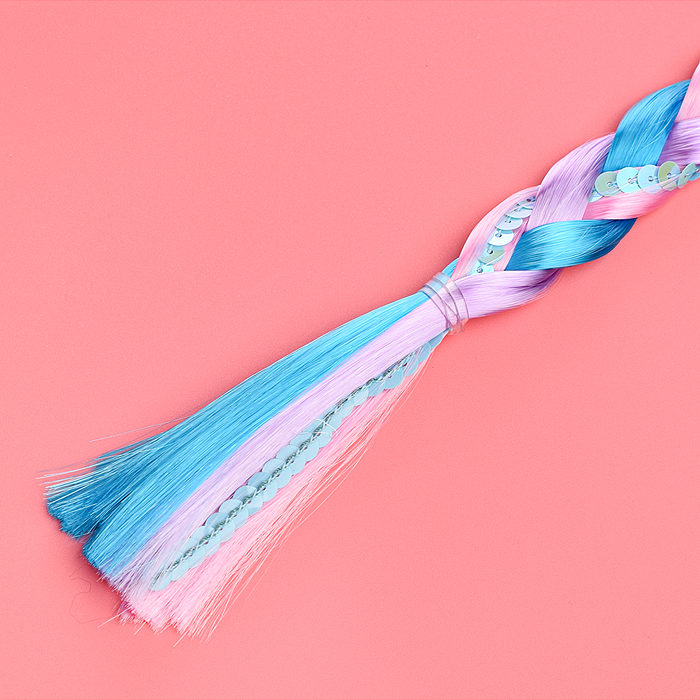 Накладная косичка A-13B на листе