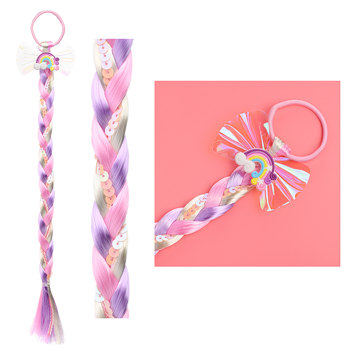 Накладная косичка A-13B на листе