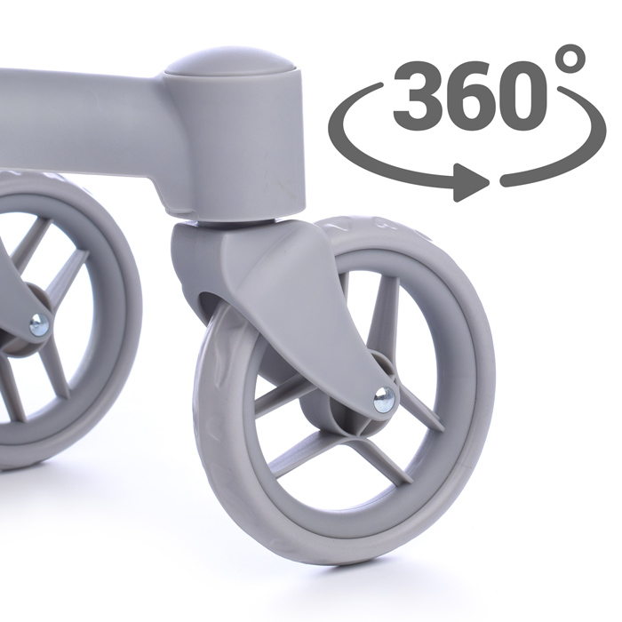 Коляска для кукол 9694 металлическая, 2в1, в коробке