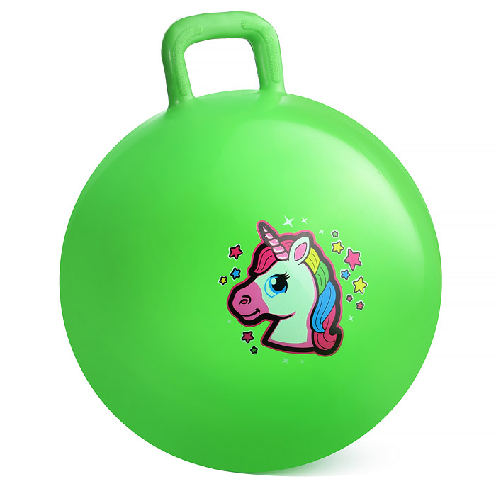 Мяч с ручкой 45см 00-1572 (цвет в ассортименте)